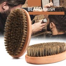 Natuurlijke Varkenshaar Baard Borstel Voor Mannen Cepillo Barba Scheren Borstel Om Kam Snor Escova De Cabelo Brosse Poil De sanglier