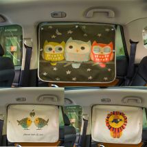 Pare-soleil pare-soleil de voiture | Rideaux de pare-soleil de voiture, style de voiture, mignon, protection de fenêtre, rideaux de 70cm * 50cm