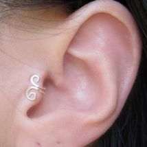 Boucle d&#39;oreille Totem Tragus pour femmes, 1 pièce, originale, Boho, Non Piercing, Cartilage,