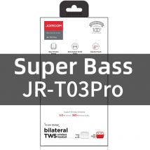 Joyroom T03 Pro TWS Bluetooth écouteurs non annulant les écouteurs sans fil écouteurs dans l'oreille vrai amélioré 360 mAh