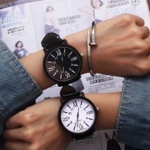 Romantique grand cadran montre bracelet en cuir mignon montre-bracelet directe montres à Quartz femmes horloge relogio feminino