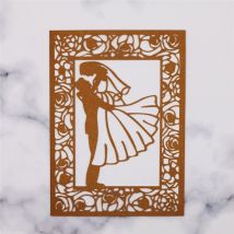 Noël mariage câlin métal découpe matrices Scrapbooking artisanat matrices coupes dentelle bricolage carte faire Die modèle