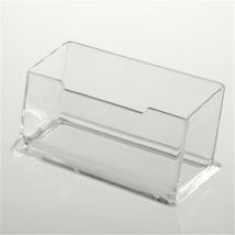 Porte-cartes de visite en plastique acrylique transparent, présentoirs