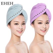 EHEH – bonnet de bain à séchage rapide en microfibre pour femme, 2 pièces, bonnet de douche, spa, Turban Super absorbant