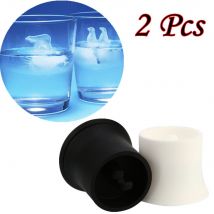 Moule à glaçons en Silicone 3D | De alimentaire, plateau à glaçons ours polaire et pingouin 10.08