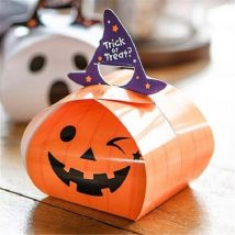 Fantôme citrouille papier boîte à bonbons sac Halloween fête faveur boîte astuce ou enfants Halloween fête décoration fournitures