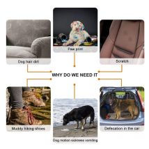 Chien coffre protecteur chien étanche coffre couverture pour chiens voiture universel chien housse de protection avec protection latérale housse de protection