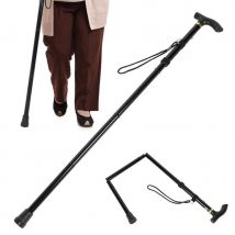 Béquille bâton de marche réglable pliant cannes de marche bâtons aide soutien personnes âgées handicapées et personnes âgées bâton canne pliable