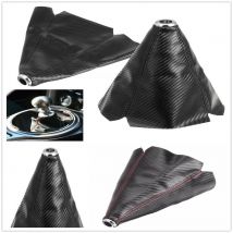 Fibre cuir pommeau de vitesse automatique manette de vitesse couverture de coffre pour Fiat Fiorino 595 500 500 S Toro Fullback Aegea 500X Argo 500L 124