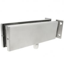 Primematik-pernio et charnière fixe dessus en aluminium pour porte vitrée pour plancher de fermeture de porte