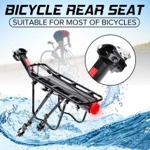 Porte-vélo vélo bagages Cargo Support arrière en alliage d'aluminium étagère selle sacs Support Support pour 20-29 pouces vélo