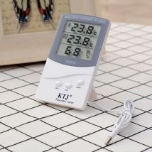 Thermomètre numérique LCD d'intérieur/d'extérieur | , thermomètre électronique, hygromètre, température, humidité, mètre de Station météorologique, capteur