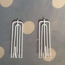Crochets pour rideau antirouille en acier inoxydable | 20 pièces, 4 pieds, synthétique métallique, porte-rideau, accessoires crochets pour pôles de rideaux,