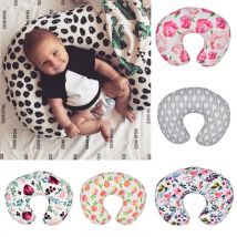 Bébé en forme de U allaitement taie d'oreiller maternité allaitement taie d'oreiller infantile -né coton alimentation taille coussin