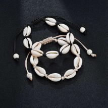 Bracelets de cheville pour femmes coquillage pied bijoux été plage pieds nus Bracelet cheville sur jambe bride de cheville accessoires bohème
