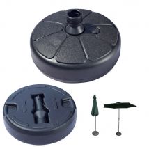 Support de parapluie Portable, Base de Parasol, rond, noir, pour l&#39;extérieur, jardin, plage, Patio, cour, bord de piscine, accessoires, abri solaire