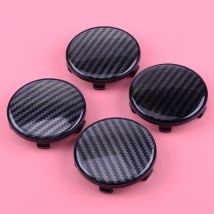CITALL – cache moyeu de roue de voiture SUV, 68mm 67mm de diamètre, 4 pièces, couvercle en Fiber de carbone, accessoire de style