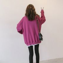 Sweat à capuche pour femme enceinte, vêtement de maternité, manches longues