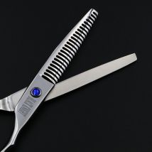 Ciseaux de coiffure professionnels de 6 pouces ciseaux de coiffure amincissants salon de coiffure 25 dents styles de personnalité de