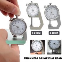 0-10/20mm cadran épaisseur jauge cuir papier épaisseur mètre testeur pour cuir Flim papier
