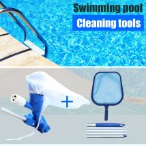 Brosse propre de tuile de mur de piscine de tête d'aspirateur de piscine avec le filet d'écumeur de feuille de 46in