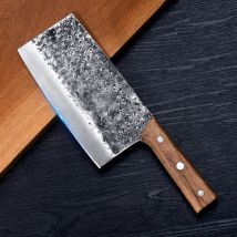 CHUN – couteau de cuisine chinois forgé à la main, couperet à lame tranchante en acier inoxydable 7Cr17mov