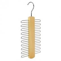 Organisateur de porte-cravate en bois, 20 bars, écharpes et ceintures