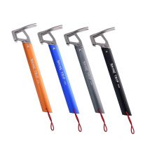 Tire-clou de tente en acier inoxydable, marteau de Camping en plein air, extracteur de clous de tente Portable, accessoire ouvre-bouteille, équipement de Camping