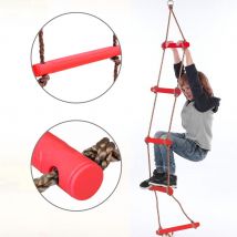 Échelle en corde en bois pour enfants, jouet d'escalade, corde de Sport sûre, équipement pour l'intérieur et l'extérieur, jardin