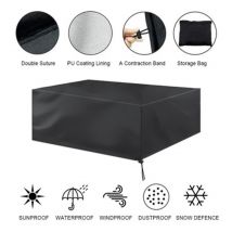 Housse pour meubles de jardin ou d'extérieur | Extra Large, en rotin, protection de la Table, étanche