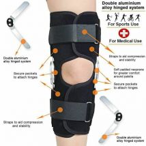 Genouillères articulées pour le soutien du genou et de l&#39;arthrite, 1 pièce, sangle enveloppante, genouillères de Sport pour adultes