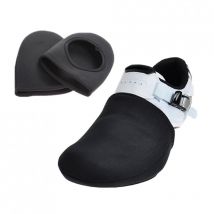 1 paire de couvre-chaussures de vélo coupe-vent, demi-orteil de verrouillage, protection pour vélo de route de montagne, étui de cyclisme
