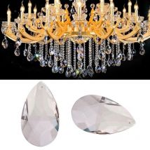 1pc 50MM ange larmes pendentifs Transparent cristal artificiel goutte d'eau décoration