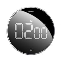 Baseus LED minuterie de cuisine numérique pour la cuisson douche étude chronomètre réveil magnétique électronique cuisson compte à rebours minuterie
