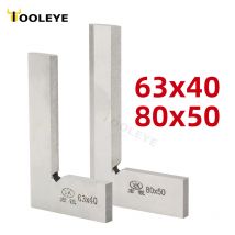 63x4 0/80x50mm Couteau Règle Carrée D&#39;angle de 90 Degrés de Mesure de Charpentier Menuiserie de Règle Outils Instruments Essayer Maille Carrée