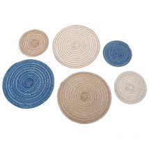 Tissé main tapis turcs maison de poupée Mini tapis tapis Miniature décor revêtements de sol pour 1:12 échelle bricolage maison de poupée accessoires Kit