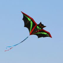 1,9 m/6,23 ft Karikatur Fledermaus Drachen FRP Harz Stange Fliegen Sport Strand Ripstop Nylon Kitesurf freundlicher Familie draussen Sport