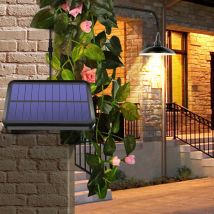 Lampe solaire projecteur de rue 30W 100 | Lampe solaire COB, sécurité de jardin extérieur, lampe solaire fendue de nuit, directe