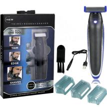 Rasoir électrique Pro Solo, rasoir électrique rechargeable pour la barbe et le corps, rasoir pour hommes, soins du visage et du corps