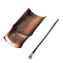 Porte-thé japonais en alliage d'aluminium | Cuillère à thé fait à la main, pelle à thé, cuillère Kung Fu accessoires de service à thé, décor de Tieguanyin