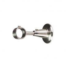 2 pièces 28mm diamètre tringle à rideau décoratif support de plafond en alliage d'aluminium support de montage au plafond (noir )