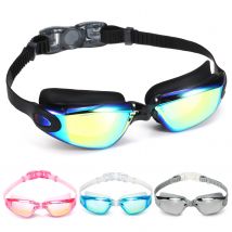 Anti-buée maillot de bain lunettes unisexe plongée réglable lunettes de natation Sports nautiques lunettes de natation avec étui de protection