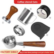 Kaffee Utensil setzt Kaffee Boden Siebträger Für Delonghi Filter 51MM Edelstahl Ersatz Filter Korb Kaffee Acc