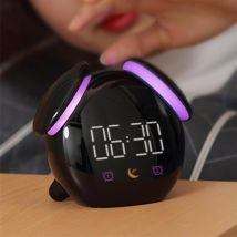 Prévisions météo lampe lumineuse petit réveil Intelligent Induction coloré champignon lampe Fun réveil Led horloge numérique