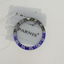 Insert de lunette en céramique rouge et noir, 38mm, pour montre automatique 40mm GMT, pour Parnis PA2105