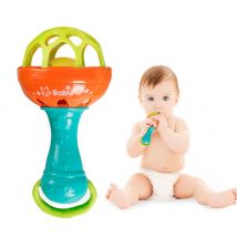 -né bébé anneau de dentition hochet jouet bébé Intelligence saisir les gencives main cloche son drôle d'anniversaire pour 0-1 an bébé