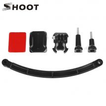 Kit de bras d'extension de casque de tir avec autocollant de Base de Surface et vis pour GoPro Hero 8 7 6 5 Yi SJ CAM Eken h9 accessoire de caméra d'action