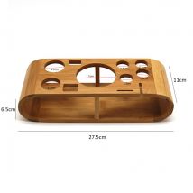 Support en bois à monture en bois | Base pour ensemble de secoueurs à Cocktail, support de Kit de Bar pour fête de Bar à la maison