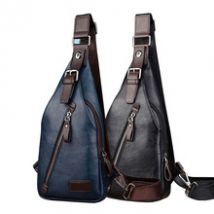Hommes en cuir/Nylon Vintage fronde poitrine sac voyage bandoulière messager petit homme sac à bandoulière Anti-vol sacs décontracté és