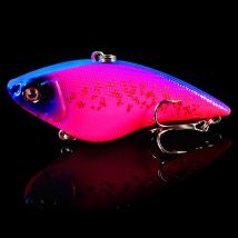 1 pièces 7.5cm 17g leurre de pêche pêche d'hiver appât dur VIB avec plomb à l'intérieur de la glace pêche en mer matériel de pêche à la mouche Wobbler leurre